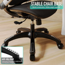 将图片加载到图库查看器，GABRYLLY Ergonomic Office Chair, Mesh Desk Chair - Lumbar Support and Adjustable Flip-up Arms, Soft Wide Seat, 90-120° Tilt, High Back Home Ergonomic Chairs Swivel Task Chair, Easy Assemble(GYB01-M)
